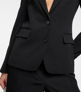 Stella McCartney Single-breasted wool blend blazer