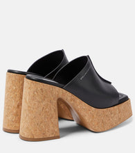 Stella McCartney Skyla faux leather platform mules
