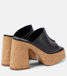 Stella McCartney Skyla faux leather platform mules