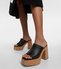 Stella McCartney Skyla faux leather platform mules