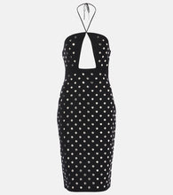 Stella McCartney Studded cutout halterneck midi dress