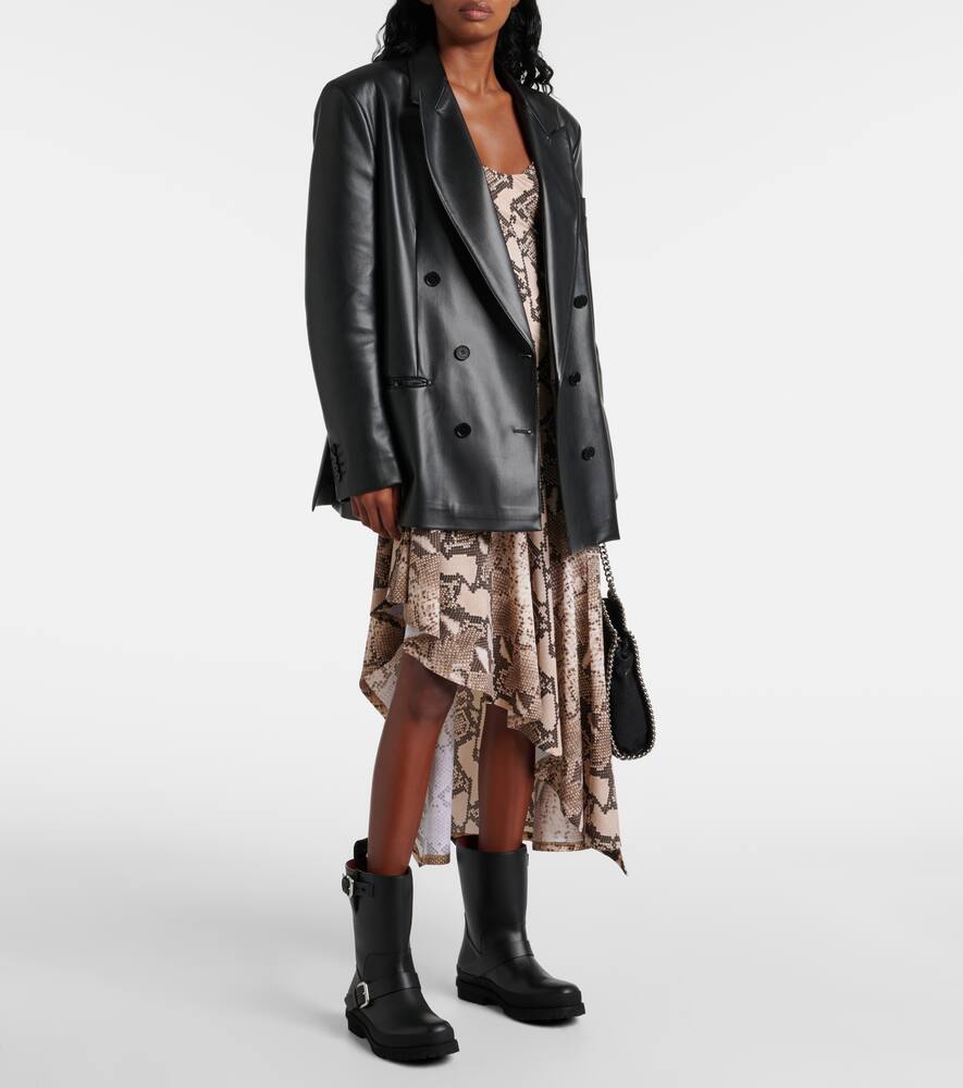 Stella McCartney Trace faux leather biker boots