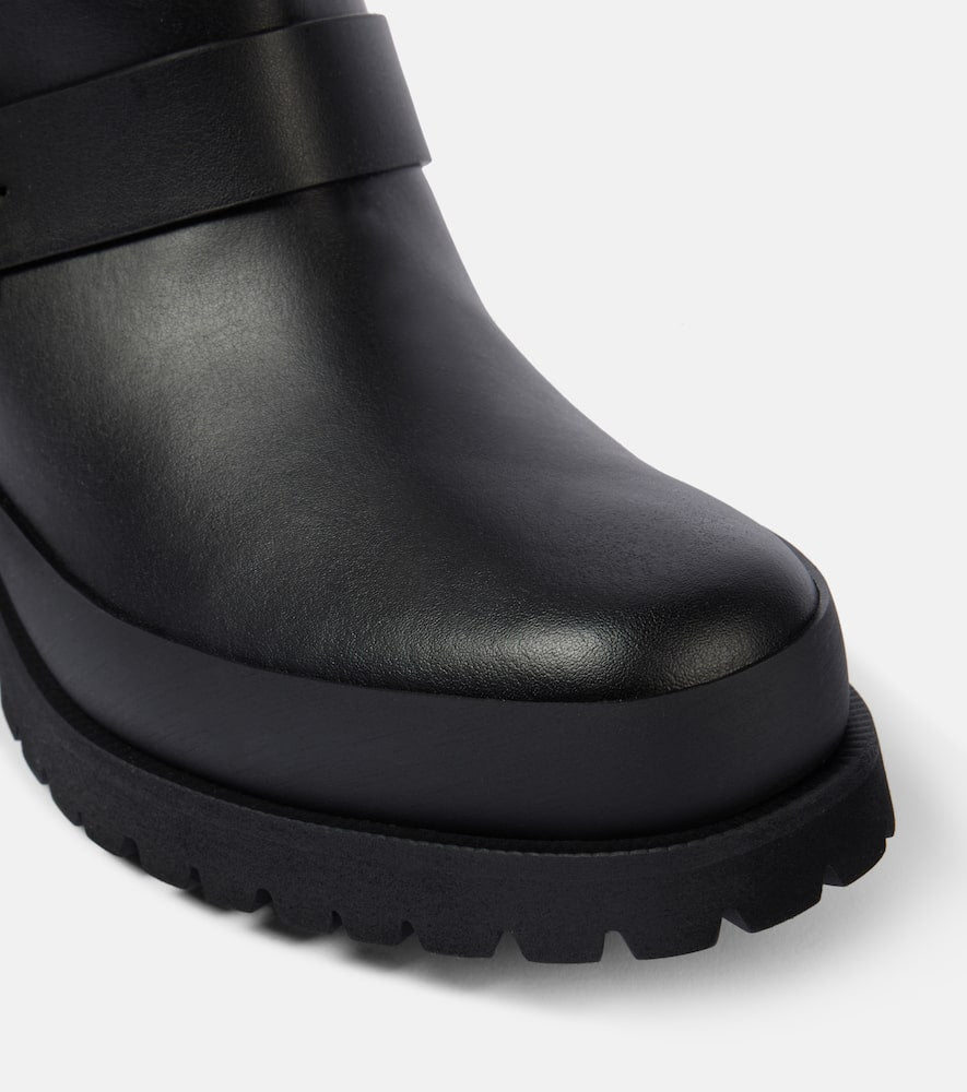 Stella McCartney Trace faux leather biker boots