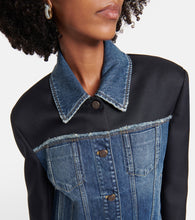 Stella McCartney Twill-paneled denim jacket