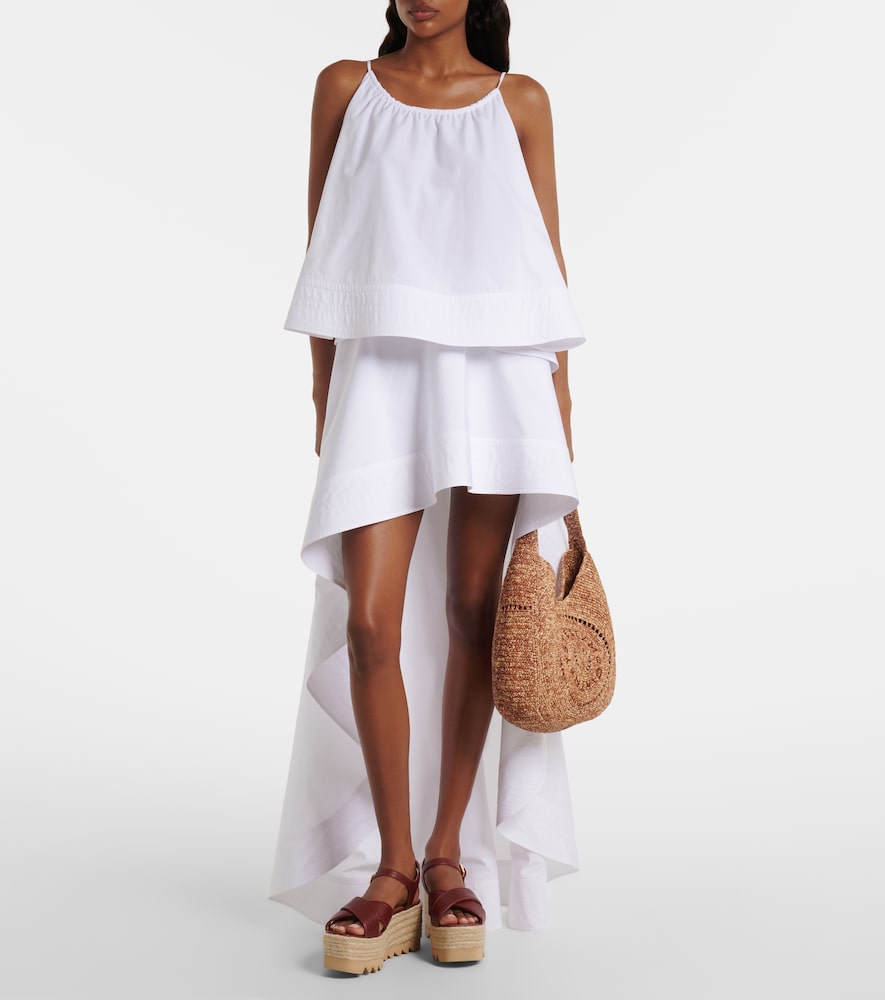 Burgundy Stella McCartney Elyse platform sandals - High Espadrilles