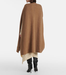 Stella McCartney Wool-blend boucl√É¬© cape