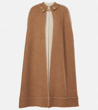 Stella McCartney Wool-blend boucl√É¬© cape