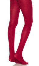 Stems Avery Microfiber Tights in Burgundy