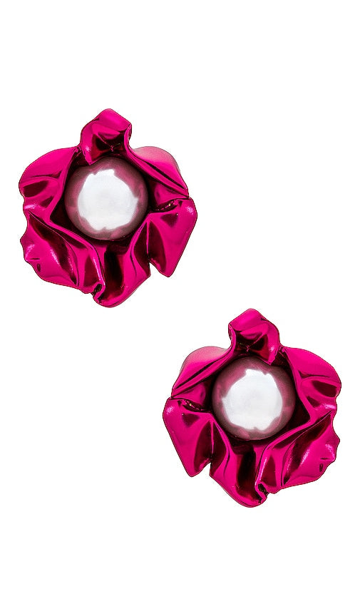 Sterling King Titania Earrings in Fuchsia