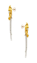 Sterling King Titania Fringe Earrings in Metallic Gold