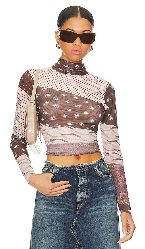 Steve Madden Amelie Top in Brown - Steve Madden Haut Amélie en Marron - Steve Madden Amelie 棕色上衣 - Steve Madden Amelie Top in Braun - Steve Madden Amelie 탑 - Top Amelie di Steve Madden in marrone