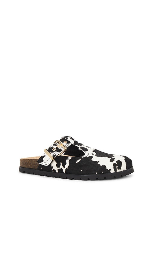 Steve Madden Atticus Clogs in Black & White