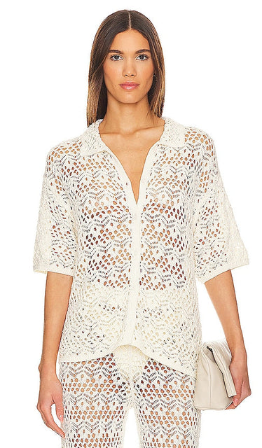 Steve Madden Avana Sweater in Cream - Pull Steve Madden Avana en crème - Steve Madden Avana 奶油色毛衣 - Steve Madden Avana Pullover in Creme - Steve Madden 아바나 스웨터크림 색상 - Maglione Avana di Steve Madden color crema