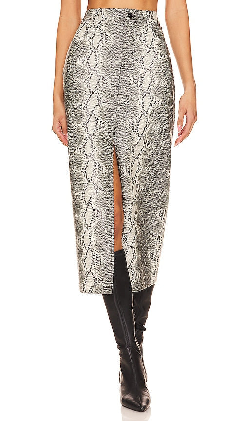 Steve Madden Avani Faux Leather Skirt in Neutral - Steve Madden - Avani - Jupe en similicuir - Neutre - Steve Madden Avani 中性色人造皮半身裙 - Steve Madden Avani Kunstlederrock in Neutral - Steve Madden Avani 인조 가죽 스커트 - Gonna in ecopelle Steve Madden Avani in colore neutro