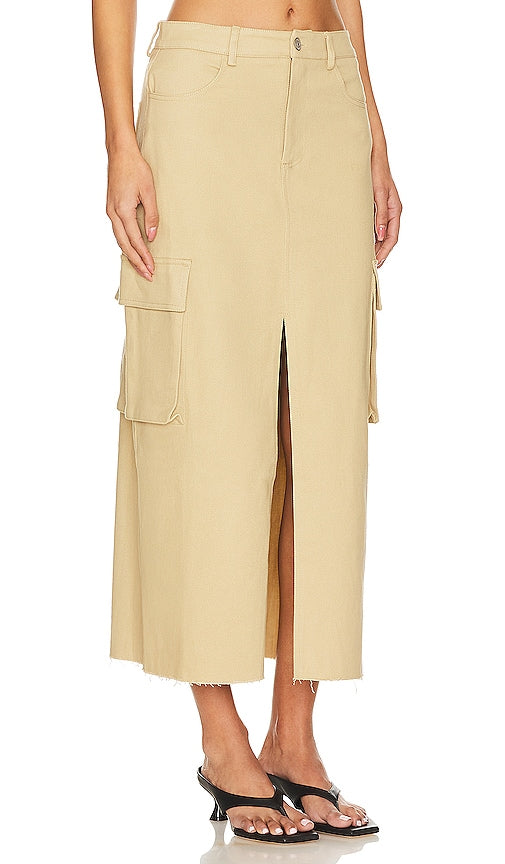 Steve Madden Benson Skirt in Beige