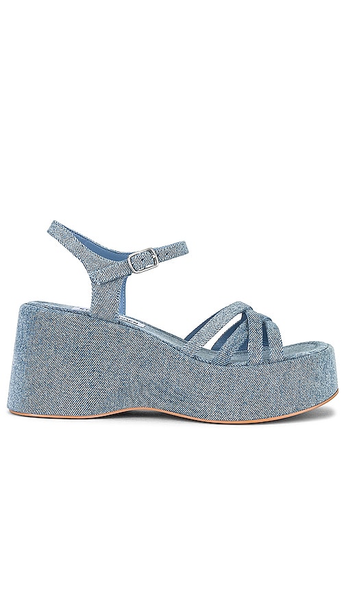 Steve Madden Crazy 30 Sandal in Blue - Sandale Steve Madden Crazy 30 en bleu - Steve Madden Crazy 30 蓝色凉鞋 - Steve Madden Crazy 30 Sandale in Blau - Steve Madden Crazy 30 샌들 블루 색상 - Sandalo Steve Madden Crazy 30 in blu