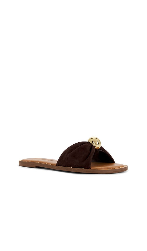 Steve Madden Dipsy Flat in Brown