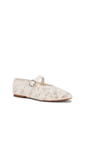 Steve Madden Dreaming Mary Jane Flat in Ivory