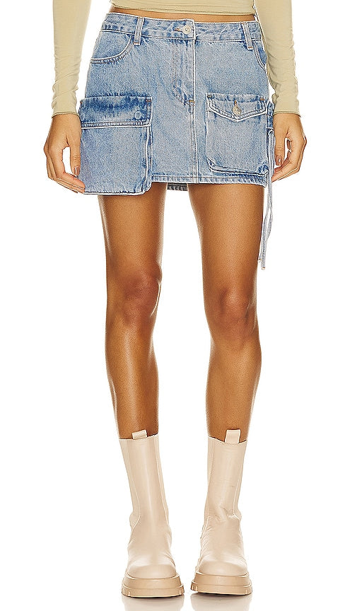 Steve Madden Evalina Mini Skirt in Blue - Steve Madden - Evalina - Mini-jupe bleue - Steve Madden Evalina 蓝色迷你裙 - Steve Madden Evalina Minirock in Blau - Steve Madden Evalina 미니 스커트 - Minigonna Steve Madden Evalina in blu