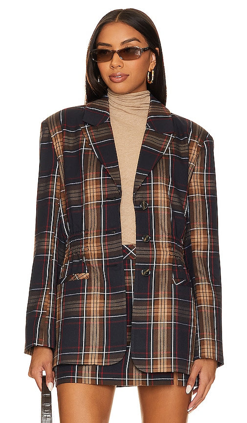 Steve Madden Frida Blazer in Brown - Steve Madden - Frida - Blazer marron - Steve Madden Frida 棕色西装外套 - Steve Madden Frida Blazer in Braun - Steve Madden 프리다 블레이저 브라운 색상 - Giacca Steve Madden Frida in marrone