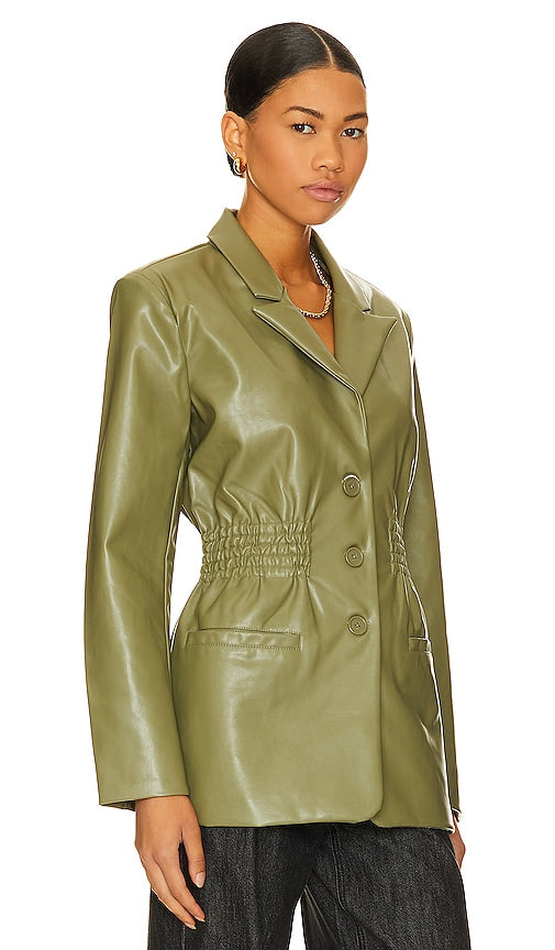 Steve Madden Frida Blazer in Olive