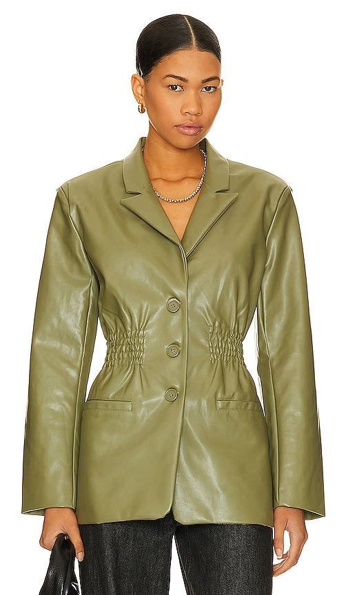 Steve Madden Frida Blazer in Olive - Steve Madden Frida Blazer en olive - Steve Madden Frida 橄榄色西装外套 - Steve Madden Frida Blazer in Oliv - Steve Madden 올리브 블레이저 프리다 - Blazer Steve Madden Frida in verde oliva