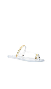Steve Madden Fuze Flat in Metallic Silver