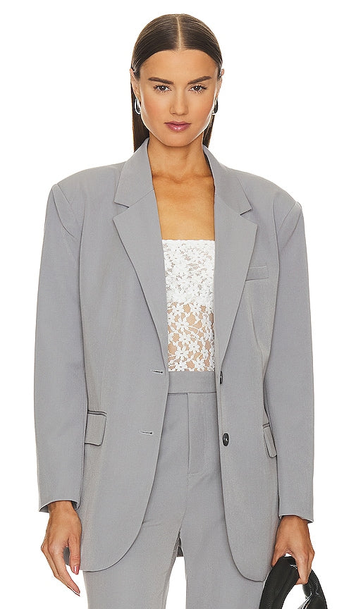 Steve Madden Imaan Blazer in Grey - Steve Madden - Blazer Imaan en gris - Steve Madden Imaan 灰色西装外套 - Steve Madden Imaan Blazer in Grau - Steve Madden Imaan 블레이저 그레이 색상 - Blazer Imaan di Steve Madden in grigio