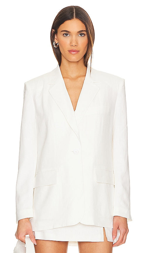 Steve Madden Imaan Blazer in Ivory