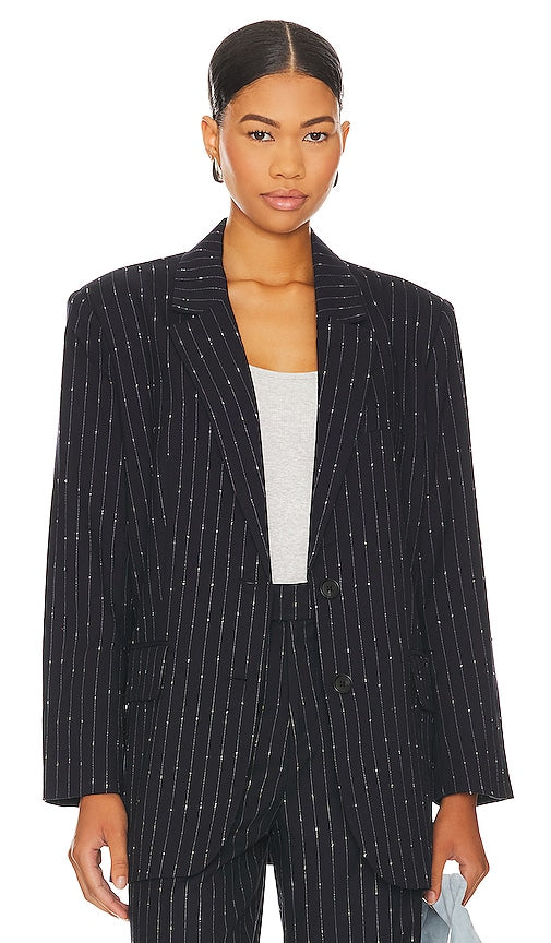 Steve Madden Imaan Blazer in Navy - Steve Madden - Blazer Imaan en bleu marine - Steve Madden Imaan 海军蓝西装外套 - Steve Madden Imaan Blazer in Marineblau - Steve Madden Imaan 네이비 블레이저 - Blazer Imaan di Steve Madden in blu scuro