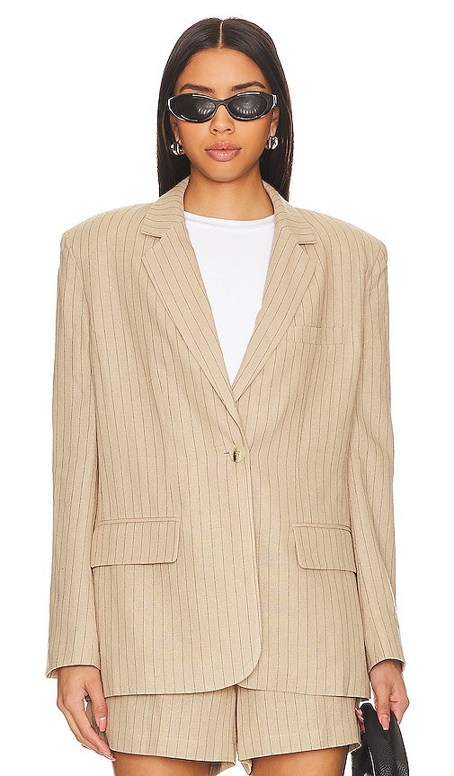 Steve Madden Imaan Blazer in Tan