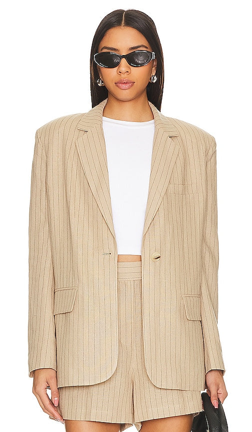 Steve Madden Imaan Blazer in Tan - Steve Madden - Blazer Imaan en beige - Steve Madden Imaan 黄褐色西装外套 - Steve Madden Imaan Blazer in Hellbraun - Steve Madden Imaan 블레이저 탠 색상 - Blazer Imaan di Steve Madden color marrone chiaro