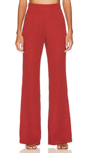 Steve Madden Kimmy Pant in Rust - Pantalon Steve Madden Kimmy en rouille - Steve Madden Kimmy 铁锈色长裤 - Steve Madden Kimmy Hose in Rost - Steve Madden 키미 팬츠 - Pantaloni Kimmy di Steve Madden color ruggine