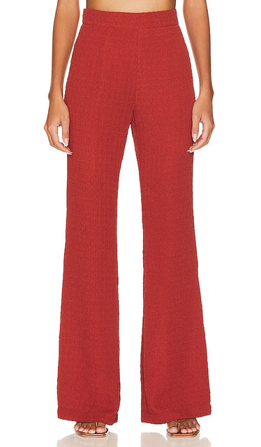 Steve Madden Kimmy Pant in Rust - Pantalon Steve Madden Kimmy en rouille - Steve Madden Kimmy 铁锈色长裤 - Steve Madden Kimmy Hose in Rost - Steve Madden 키미 팬츠 - Pantaloni Kimmy di Steve Madden color ruggine