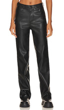 Steve Madden Loren Faux Leather Pant in Black - Steve Madden Loren - Pantalon en similicuir noir - Steve Madden Loren 黑色人造皮长裤 - Steve Madden Loren Kunstlederhose in Schwarz - Steve Madden Loren 인조 가죽 팬츠블랙 색상 - Pantaloni in ecopelle Steve Madden Loren in nero
