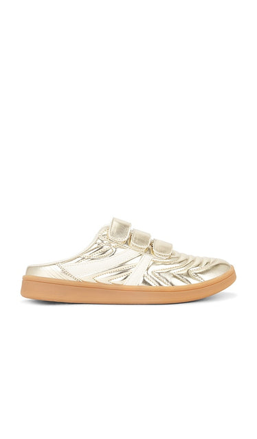 Steve Madden Magik Slip On Sneaker in Metallic Gold | Gold Low Top Sneakers for Women