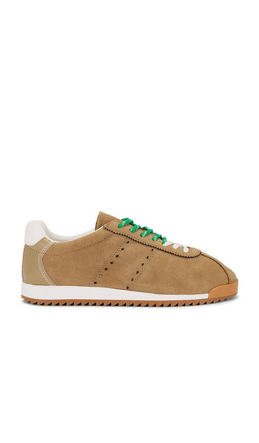 Steve Madden Mirage Sneaker in Tan | Sand Suede Low Top Sneakers for Women