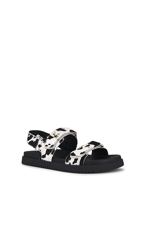 Steve Madden Mona Sandal in Black,White