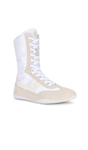 Steve Madden Paxtin Sneaker Boot in White