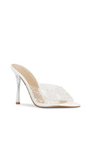 Steve Madden Peach Pearl Mule in White