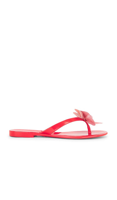 Steve Madden Poppyseed Sandal in Red | Red Flip Flop Sandals for Women