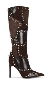 Steve Madden Revive Boot in Brown | Brown Multi Heeled Boots for Women