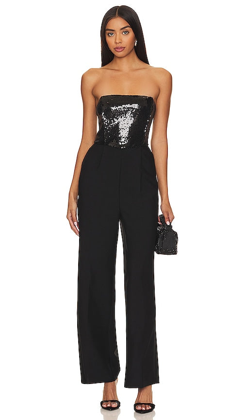 Steve Madden Riki Jumpsuit in Black - Combinaison Steve Madden Riki en noir - Steve Madden Riki 黑色连身裤 - Steve Madden Riki Overall in Schwarz - Steve Madden Riki 점프수트 블랙 색상 - Tuta Steve Madden Riki in nero