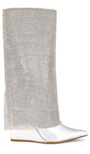 Steve Madden Riski Boot in Metallic Silver - Steve Madden Riski Boot en argent métallisé - Steve Madden Riski 金属银色靴子 - Steve Madden Riski Stiefel in Metallic-Silber - Steve Madden Riski 부츠 메탈릭 실버 소재 - Stivale Steve Madden Riski in argento metallizzato