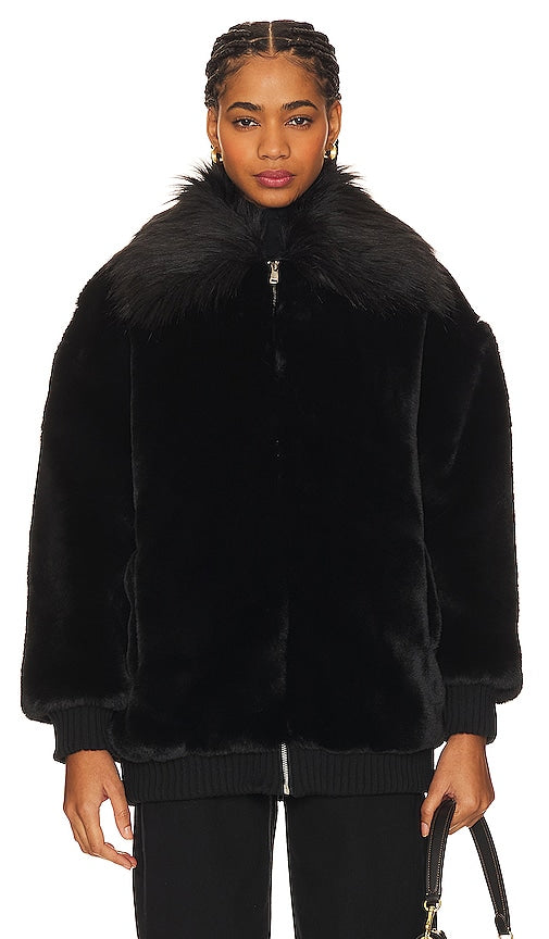 Steve Madden Sylvia Coat in Black