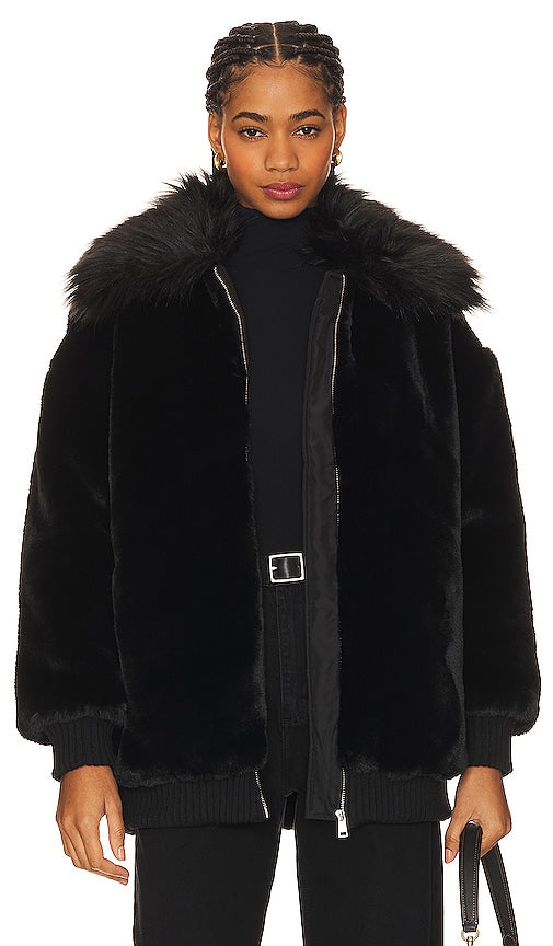 Steve Madden Sylvia Coat in Black - Manteau Sylvia Steve Madden en noir - Steve Madden Sylvia 黑色外套 - Steve Madden Sylvia Mantel in Schwarz - Steve Madden 실비아 코트블랙 색상 - Cappotto Sylvia di Steve Madden in nero