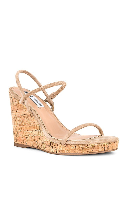 Steve Madden Udell-C Wedge in Neutral