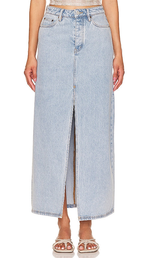 Still Here Lima Skirt in Blue - Jupe Lima Still Here en bleu - Still Here 蓝色 Lima 裙子 - Still Here Lima Rock in Blau - Still Here Lima 스커트 - Gonna Still Here Lima in blu