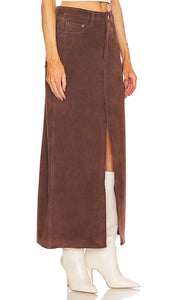 Still Here Lima Skirt in Brown