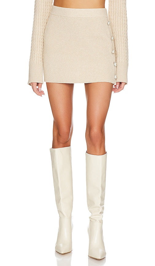 Stitches & Stripes Lilit Mini Skirt in Beige - Stitches & Stripes - Mini-jupe Lilit en beige - Stitches & Stripes Lilit 米色迷你裙 - Stitches & Stripes Lilit Minirock in Beige - Stitches & Stripes Lilit 미니 스커트 베이지 색상 - Minigonna Lilit Stitches & Stripes in beige
